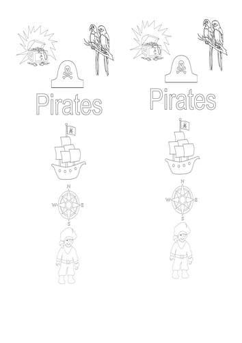Pirate Theme Worksheets | Teaching Resources