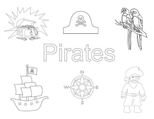 Pirate Theme Worksheets | Teaching Resources