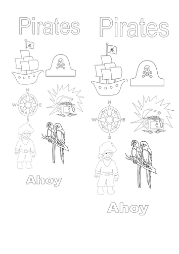 Pirate Theme Worksheets | Teaching Resources