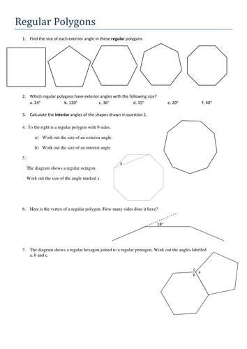 6 1 homework angles of polygons
