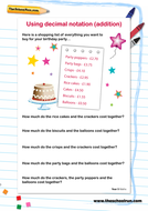 Using decimal notation by TheSchoolRun | Teaching Resources