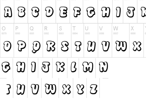 Alphabet Cool Lettering | Teaching Resources