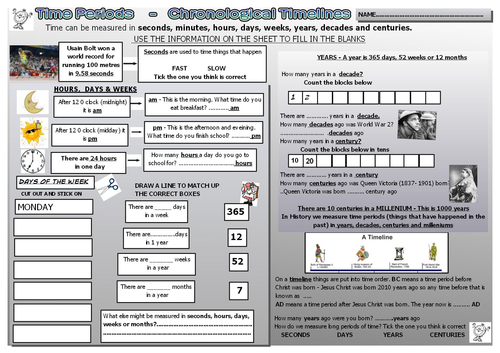 Time periods | Teaching Resources