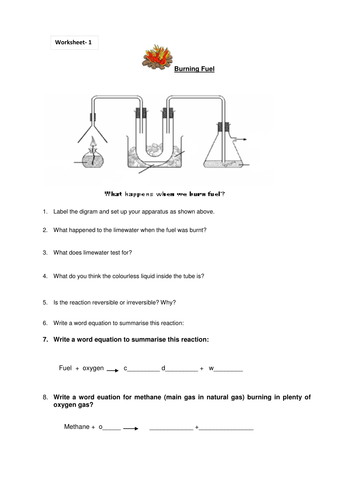 Burning fuels coursework 04 picture