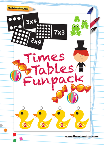 Times Tables Funpack By Theschoolrun Teaching Resources Tes