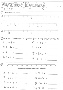 O' worksheets Number  Worksheet TES Tug Game  Resources  War missing number   tes  Negative