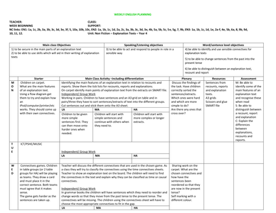 Explanation Texts Spring Term 3 Weeks. Y4 by Jaken9 - UK Teaching ...