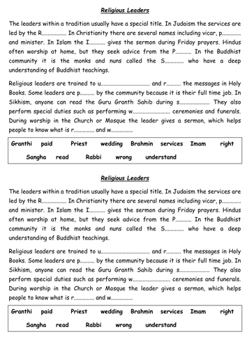 Intro to World Religions | Teaching Resources