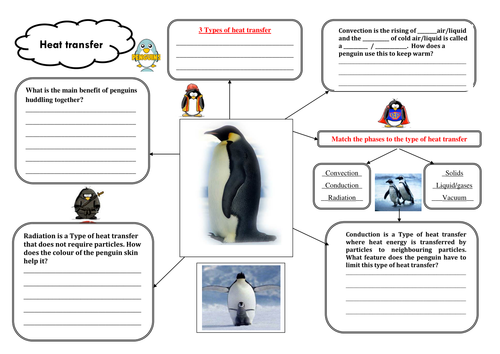 Printables Heat Transfer Worksheet penguin heat transfer worksheet by jenninja teaching resources tes