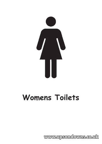 Womens Toilets Poster Teaching Resources