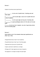 Classifying Quadrilaterals by ceejaypee - UK Teaching Resources - TES
