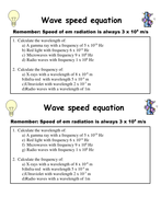 EM waves calculations | Teaching Resources