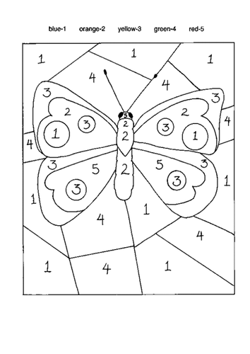 colour by numbers | Teaching Resources