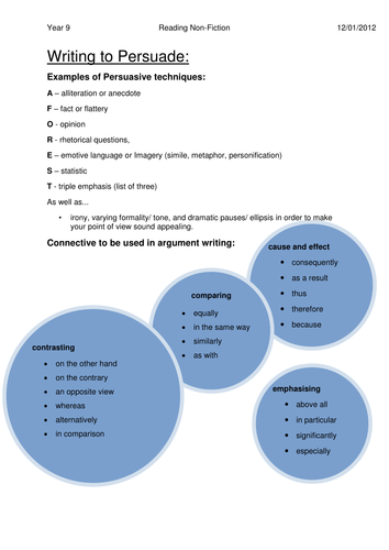Reading/ Writing Non-Fiction | Teaching Resources