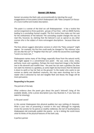 Sonnet 130 Worksheet | Teaching Resources