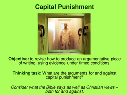 capital punishment argument essay