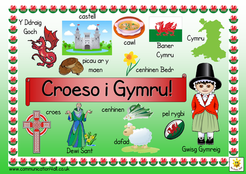 Welsh language word mats | Teaching Resources