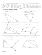 KS2 Interior Angles of Triangles | Teaching Resources