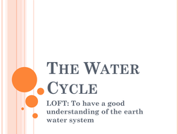 water cycle long essay