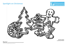 christmas cookies colouring sheet  teaching resources