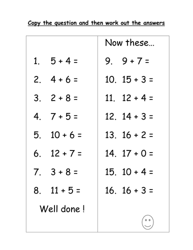 Derive and recall addition and subtraction facts | Teaching Resources