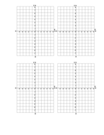 4 Quadrant Graph Paper x Bead Pattern Free