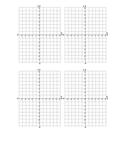 4 coordinate grids on 1 page (4 quadrants) blank - Resources - TES