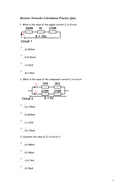 Resistance, Current & Voltage | Teaching Resources