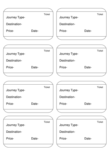 Train Station blank resources | Teaching Resources