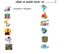 Que se puede hacer en? Worksheet | Teaching Resources