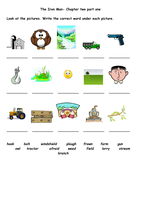 Worksheets to accompany 'The Iron Man' by anon1 - UK Teaching Resources ...