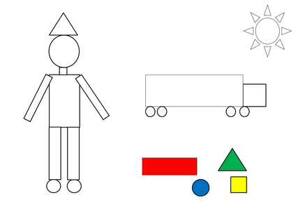 Colouring a 2D shape picture by lcdixon88 - UK Teaching Resources - TES