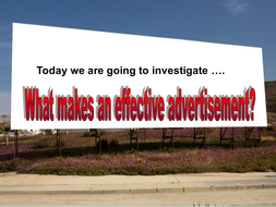 Adverts What Makes A Good Advert Teaching Resources