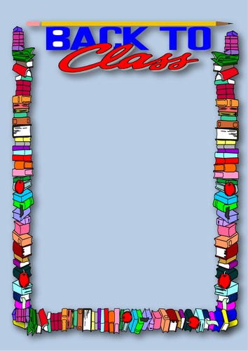 Back To School Pageborder