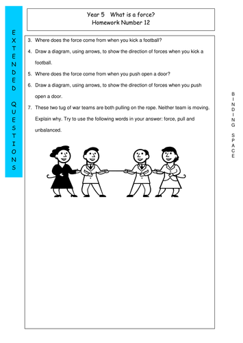 forces homework grid