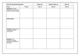 Book Scrutiny Proforma by ryansmailes | Teaching Resources