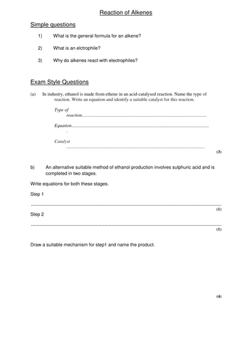 Printables Alkanes Alkenes Alkynes Worksheet alkenes alkynes worksheet davezan alkanes davezan
