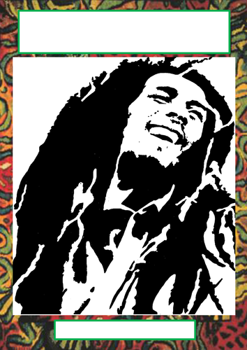 Bob Marley Topic Book Front Cover | Teaching Resources