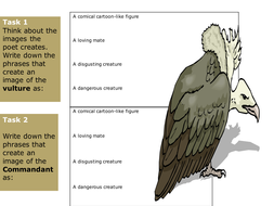 Different Cultures Poetry: Vultures by johncallaghan - Teaching ...