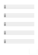 Bass Guitar Blank Tab Sheet Music by benwhite1986 - Teaching Resources ...