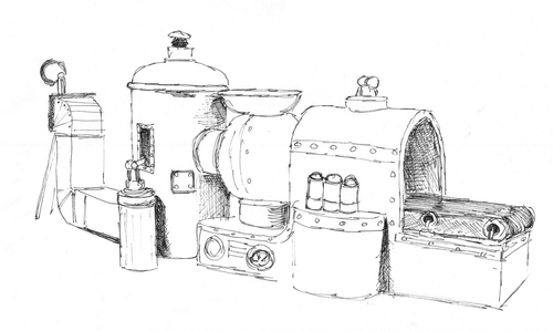 Line Art Ks2 : Cracking contraptions pictures pencil line drawings by