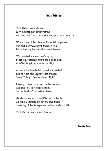 Tich miller lesson picture