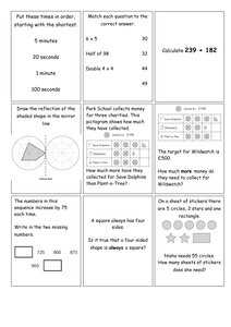 Year 6 maths SATs revision game by rach_myname - UK Teaching Resources - TES