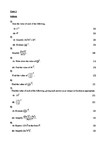 KS4 preparation for A-level maths | Teaching Resources