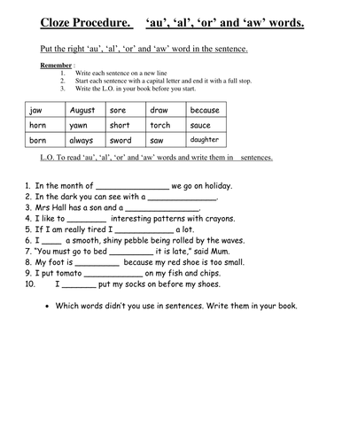 phonic worksheets teaching resources