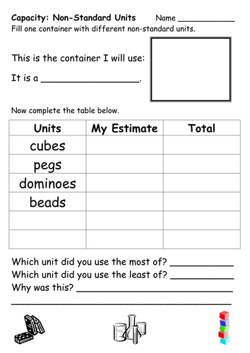 My homework lesson 1 hands on estimate and measure capacity 06 picture