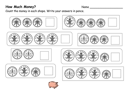 ks1 money homework