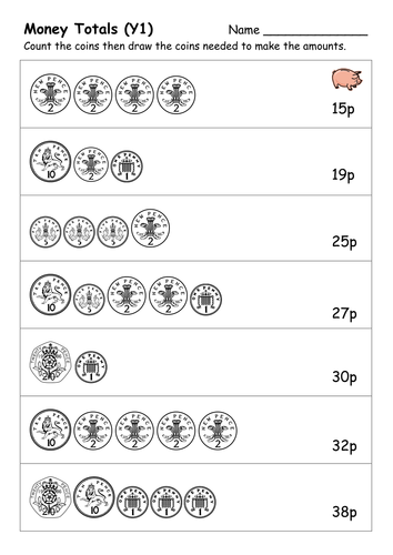 Money Worksheets by ehazelden - Teaching Resources - TES