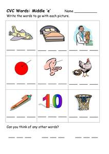 TES Teaching tes by  cvc Word worksheet  Worksheets Resources  ehazelden  UK CVC