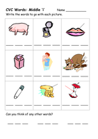 407 New cvc worksheet eyfs 360 CVC Word Worksheets by ehazelden   UK Teaching Resources   TES 